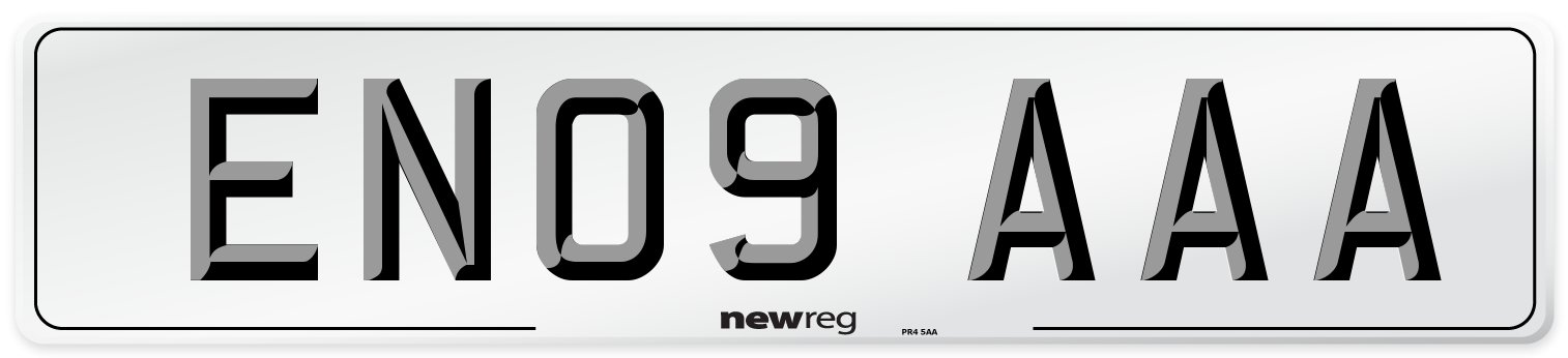 EN09 AAA Number Plate from New Reg